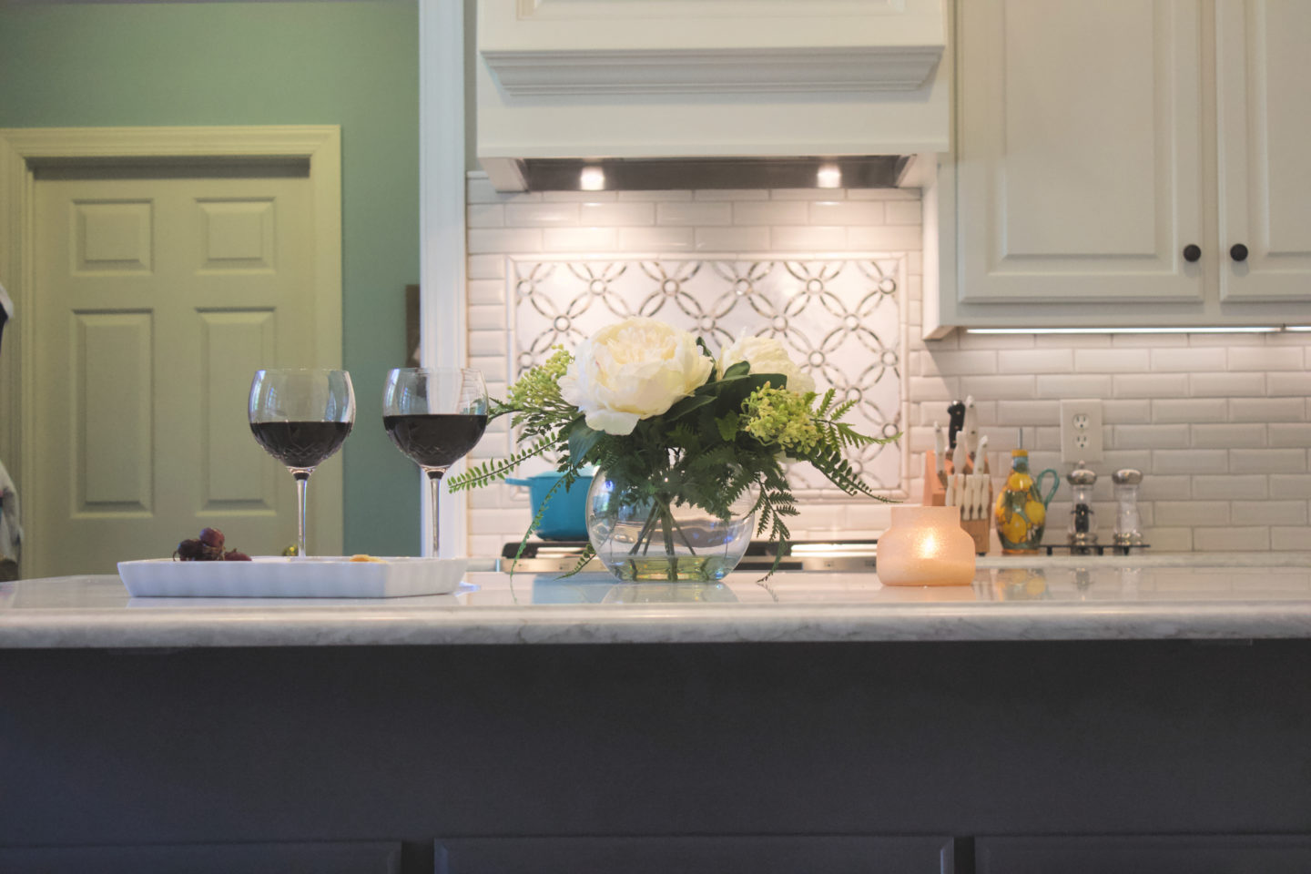 marble backsplash